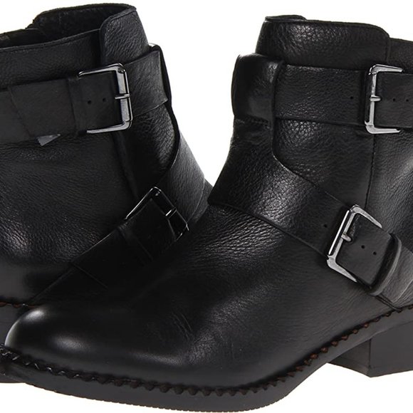 Gentle Soles | NWOT Women's Moto Boot Adjustable Double Buckle Side Entry Sz 7